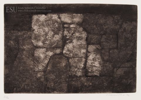 The  Crumbling Wall by Erich Schmidt-Unterseher